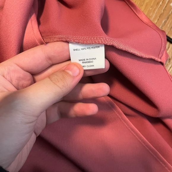 If Only Studio Saxs 5th Avenue Silky Style Pink MIDI Skirt Size S - Picture 5 of 5